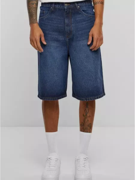 Pantaloni scurți din denim Uc Men albastru
