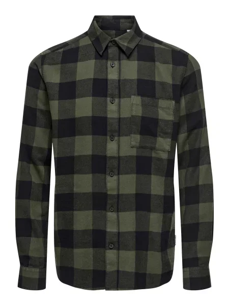 Only & Sons Srajca ONSGudmundur zelena črna