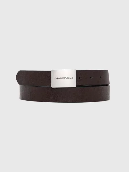 Emporio Armani Curea pentru Bărbați negru