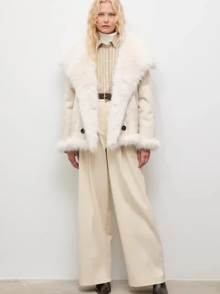 Answear.LAB płaszcz beżowy