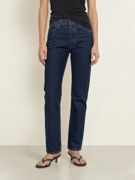 Agolde Jeansy Straight blau