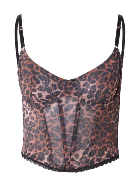 Hunkemöller Nedrček Ella rjava črna