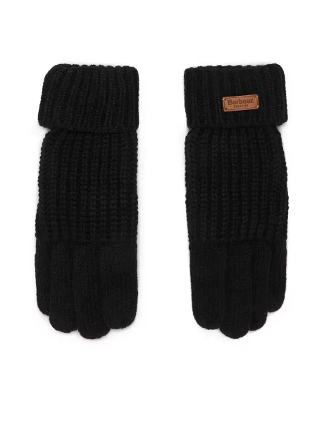 Barbour manusi Saltburn femei negru