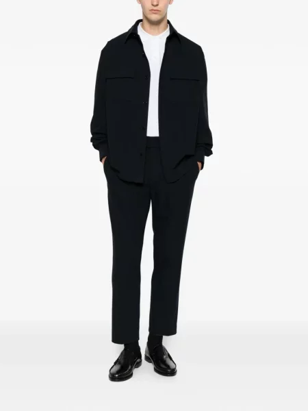 Cu centură pantaloni Karl Lagerfeld albastru