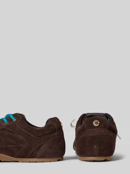 Sneakersy z naturalnej skóry z detal z logo model „Asiel” Steve Madden