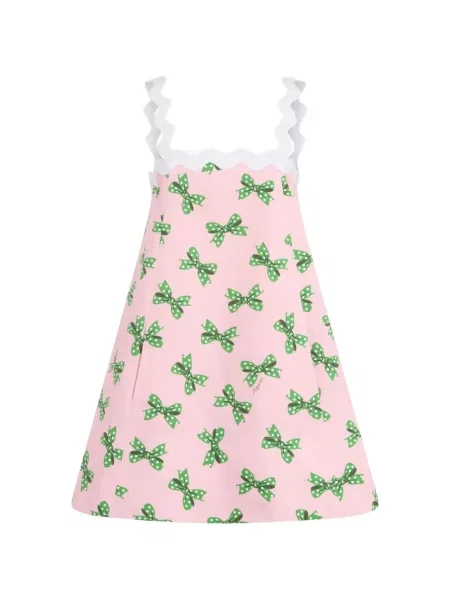Rochie mini Moschino cu funde roz