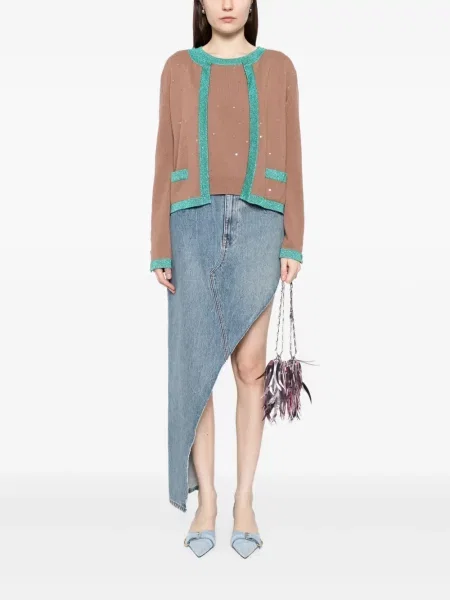 Top Chanel Pre-owned hnědý