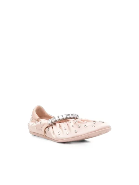 Balerinki Jimmy Choo różowe