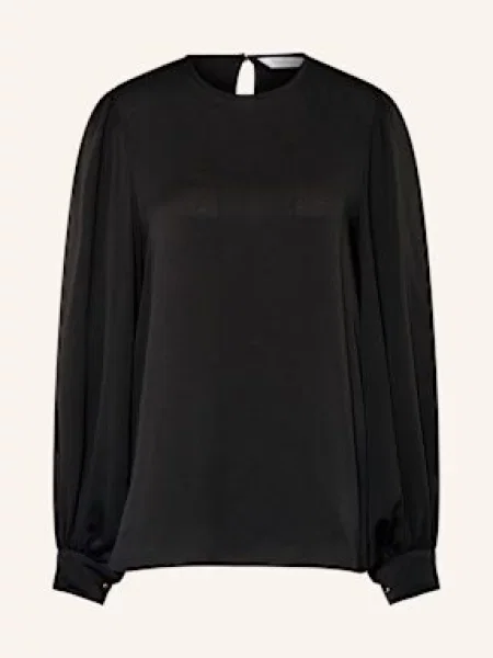 Max Mara Bluzka Jedwabna Robinia schwarz czarna