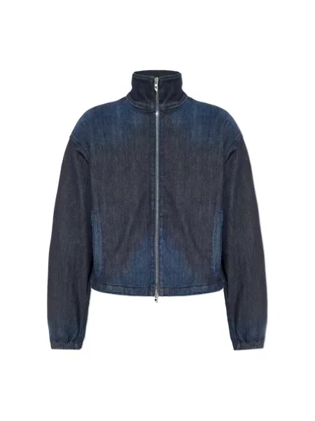 Kurtka jeansowa Diesel niebieska