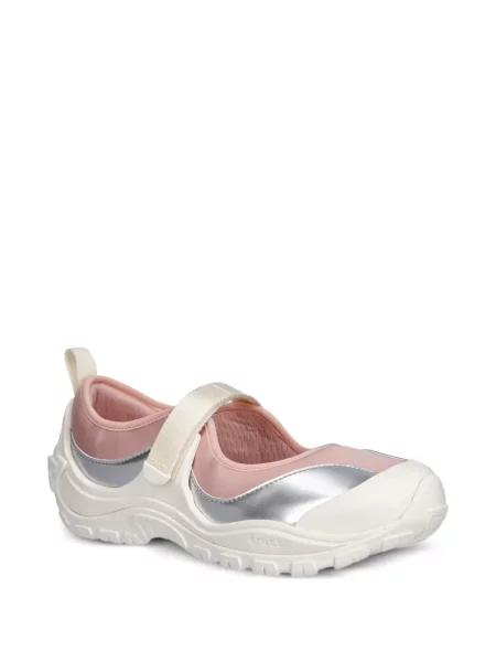 Sneakerși Crocs cu bretele roz