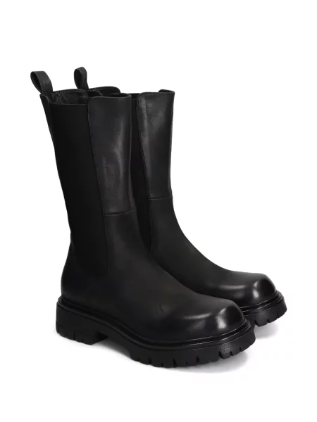 Botine Elena Iachi din piele negru