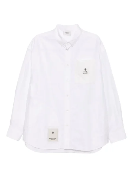 Cămașă Bape Black *a Bathing Ape® cu mâneci lungi lungă alb