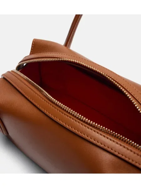 Geanta de piele Christian Louboutin din piele maro