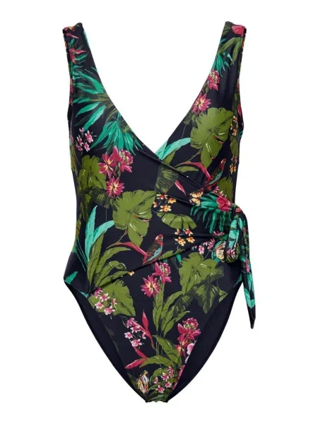 ONLY Enodelne kopalke ONLJulie turkizna / zelena / roza črna