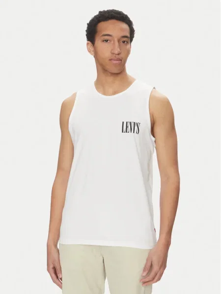 Тениска Levi's GRAPHIC ROWER TANK бяло