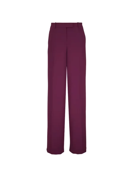 Pantaloni Michael Kors de lână violet