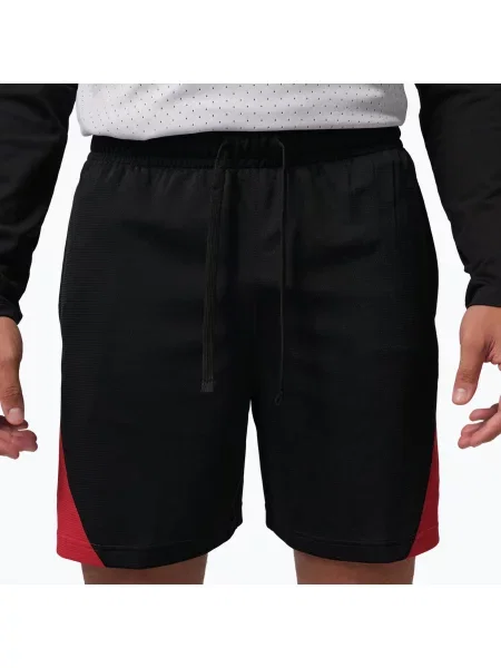 Pantaloni scurți de baschet pentru bărbați Nike Jordan Sport Dri-Fit black/gym red/white alb