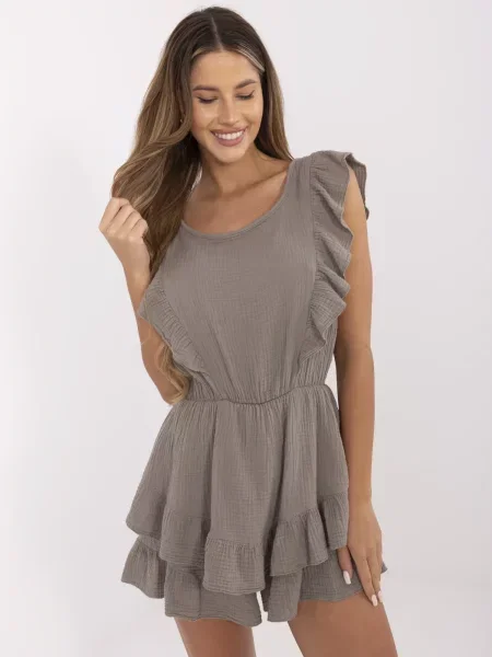 Salopetă Italy Moda bej