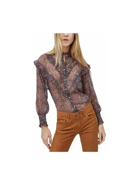 Bluzka Pepe Jeans brązowa