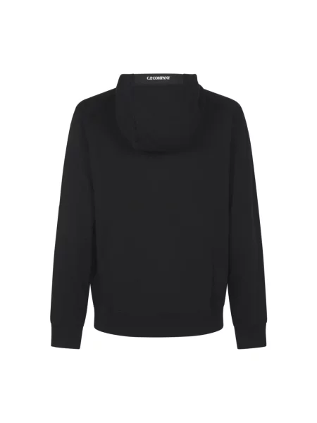 Bluza z kapturem C.p. Company z kapturem frotte czarna