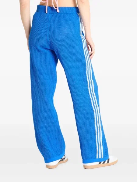 Top sport Adidas cu dungi de catifea cord tenis albastru