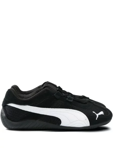 Sneakerși Puma slip-on plasă negru