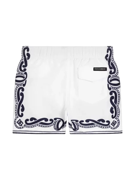 Kąpielówki dziecięce Dolce And Gabbana białe