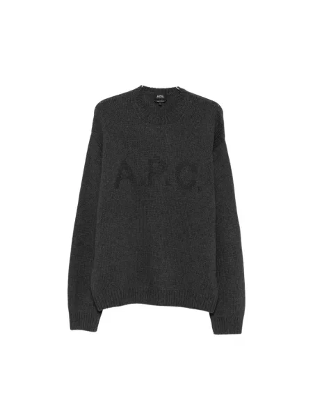 Sweter A.p.c. wełniany szary