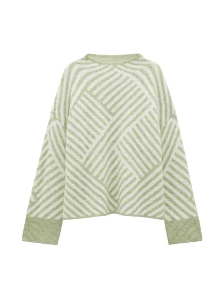 Lniany sweter Someday zielony