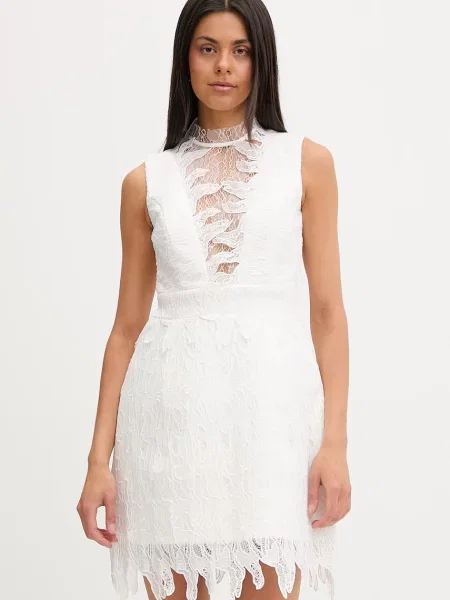 Bardot rochie alb