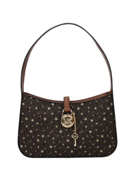 Geantă shopper Michael Kors cu imagine maro