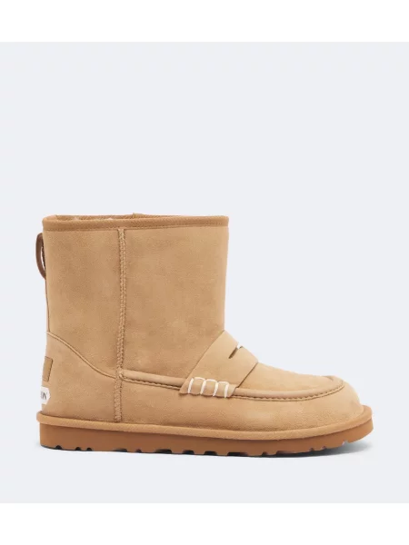 Semišové členkové čižmy Jw Anderson béžová