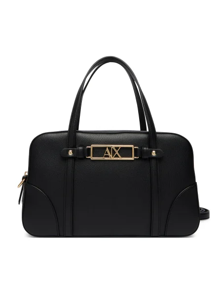 Crossbody kabelka Armani Exchange z ekologickej kože čierna