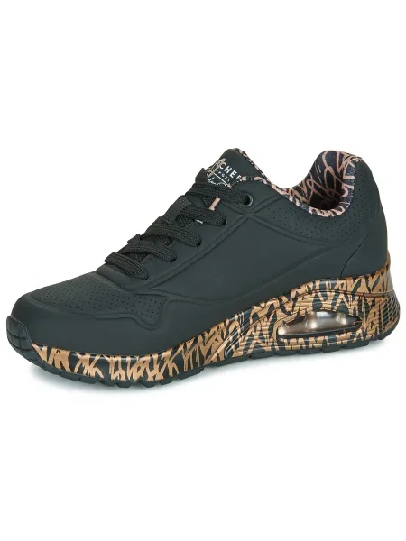 Dámske topánky SKECHERS Uno Loving Love black čierna