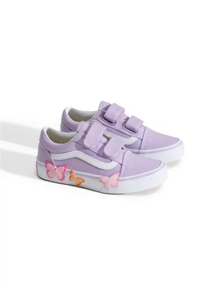 Teniszcipő Vans Old Skool V Butterfly Lila fehér