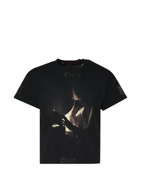 Tricou Crazy Clown L.a. cu imagine negru