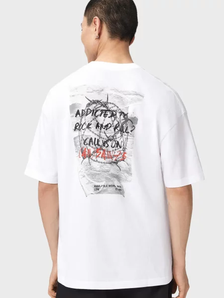 Футболка Allsaints біла