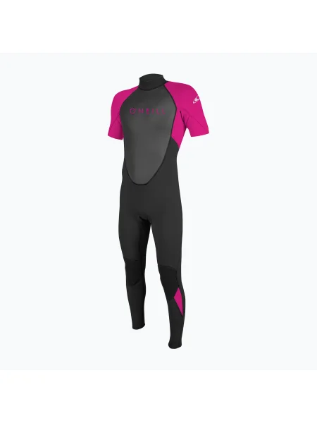 Детски неопренов костюм за плуване O'Neill BZ S/S Full black/berry черно