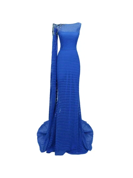 Maxi rochie maxi Gemy Maalouf de costum albastru