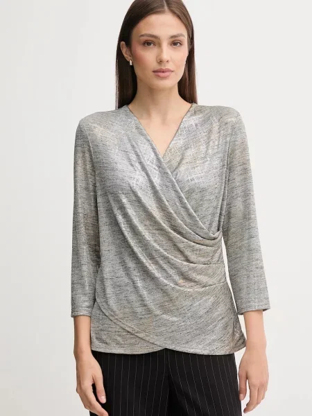 Joseph Ribkoff bluză melanj argintiu