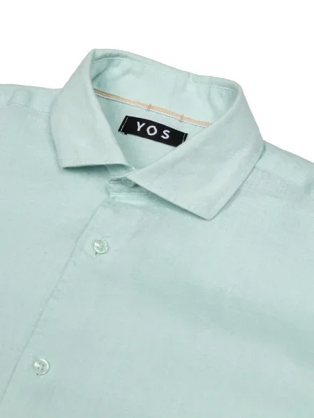 Košile Yos tyrkysová