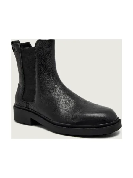 Calvin Klein De piele ghete chelsea negru
