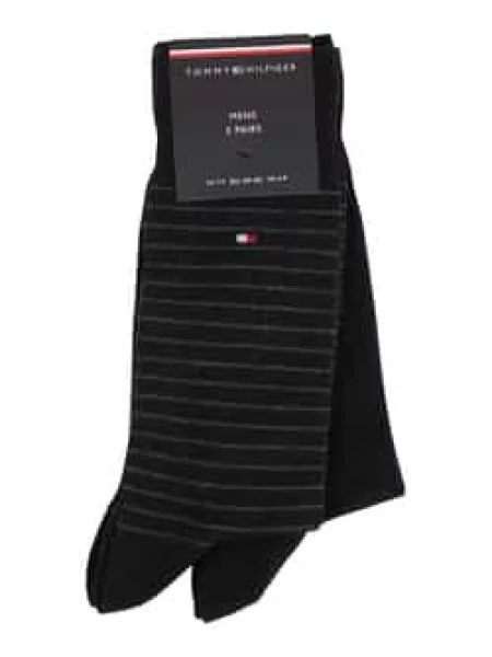 Skarpety w zestawie 2 szt. Tommy Hilfiger czarne