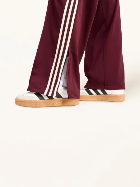 ADIDAS ORIGINALS Kalhoty Firebird burgundská červeň bílá