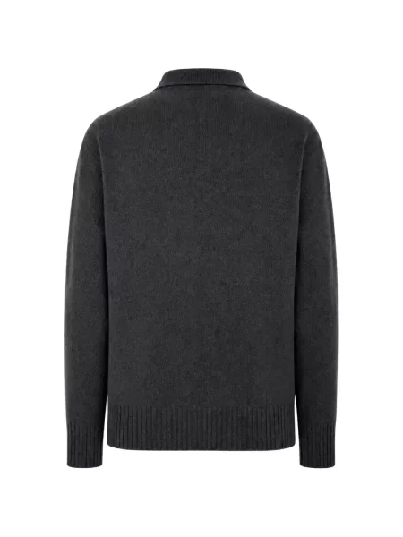 Gulerat tricou polo Amaranto gri