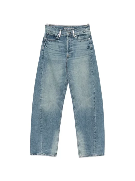 Blugi cu picior larg Alexander Wang albastru