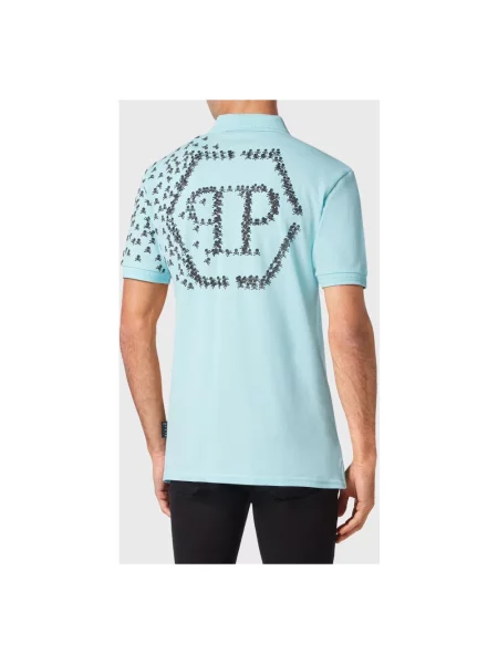 Koszulka polo Philipp Plein niebieska