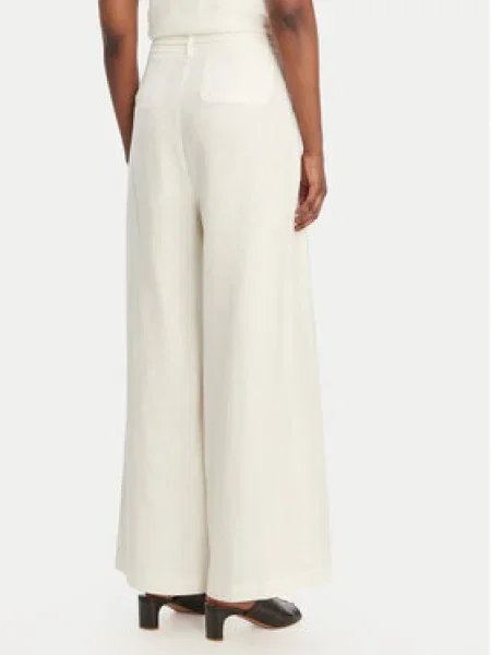 Eleh Palazzo nadrágok Wide Leg fehér