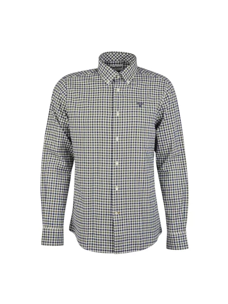 Barbour Koszula Tailored Fit gruen biała